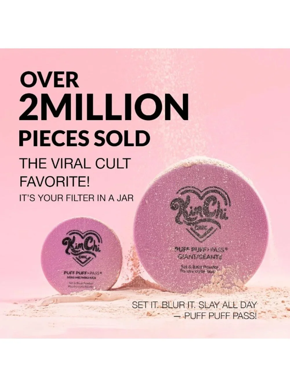 Puff Puff Pass Loose Setting Powder Makeup Set for Flawless Finish